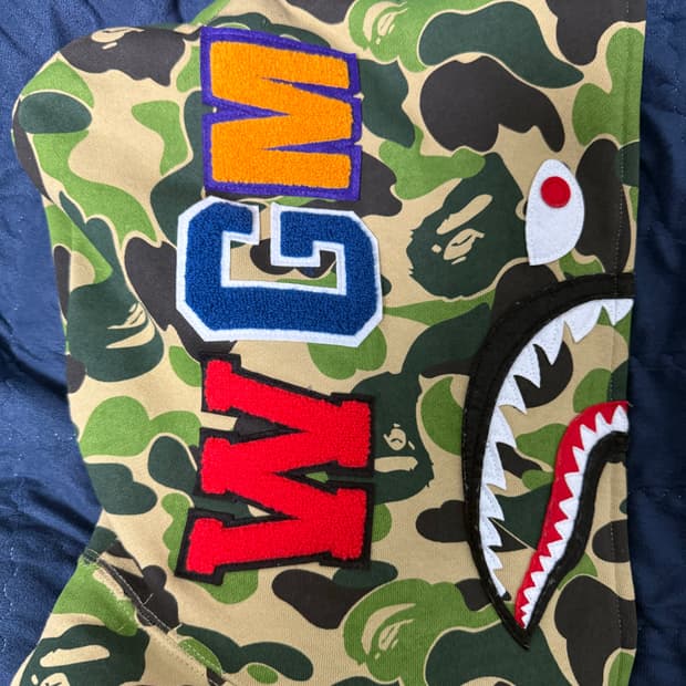 베이프 후드집업 녹계