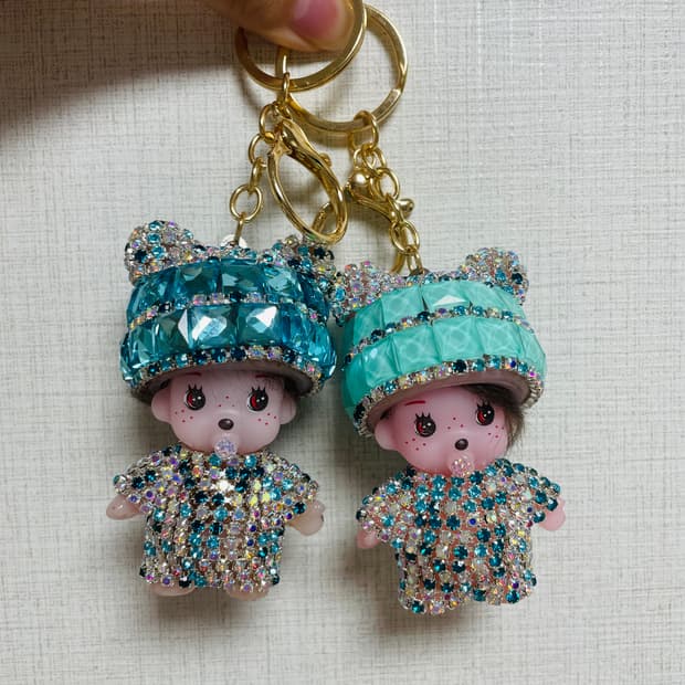 몬치치 피규어 큐빅 키링