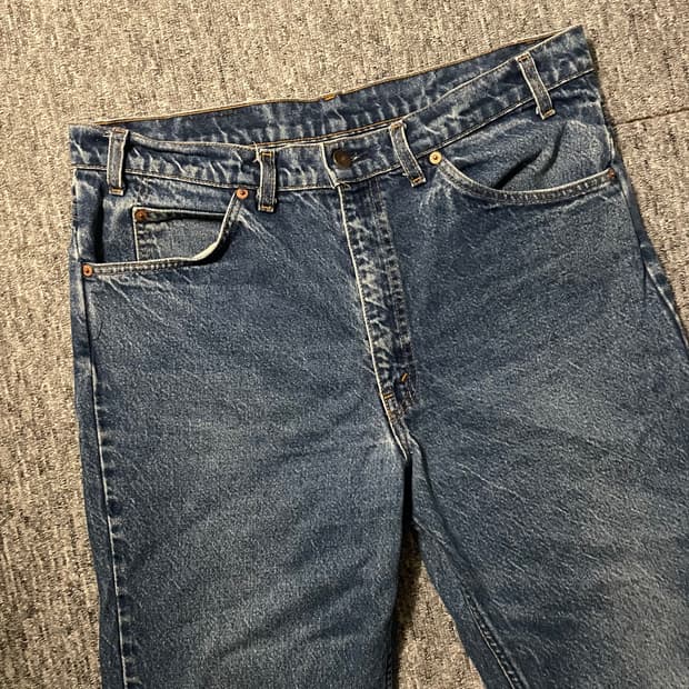 80s 리바이스 517 오렌지탭 데님 [36X34]