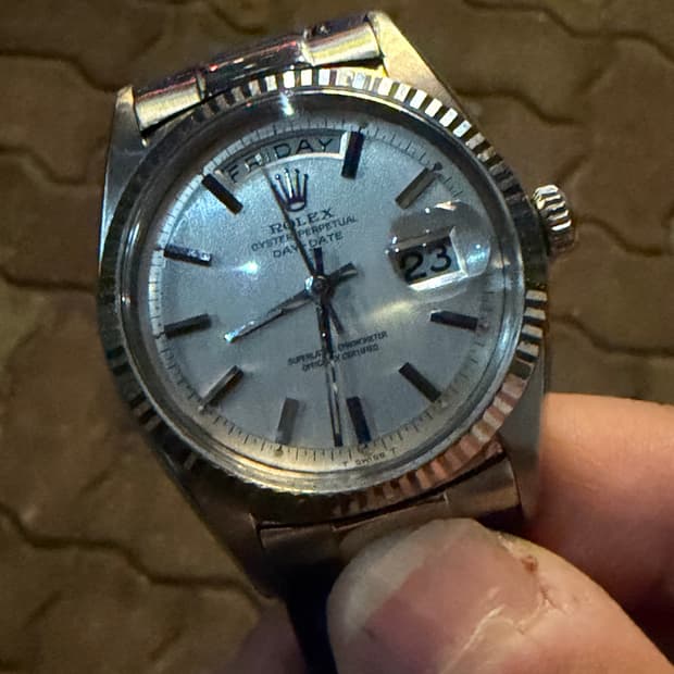 (2/2) 롤렉스 데이데이트 1803 화이트골드
