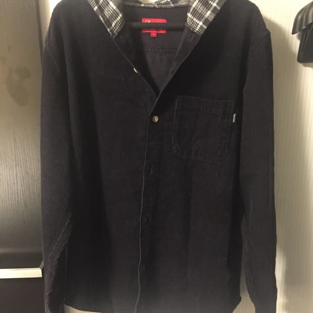 슈프림 코듀로이 후드셔츠