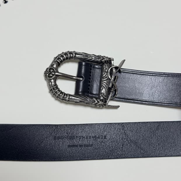 생로랑 셀틱 버클 레더벨트 85