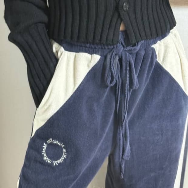 마뗑킴 테리소재 트레이닝 바지