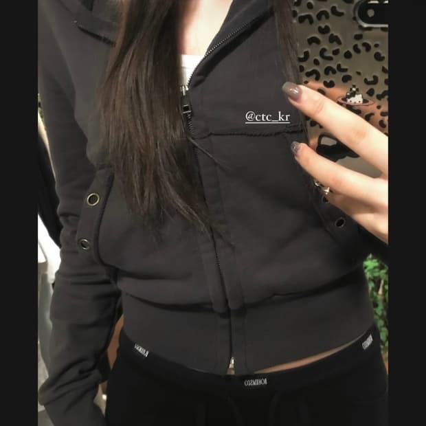 Ctc zip - up charcoal