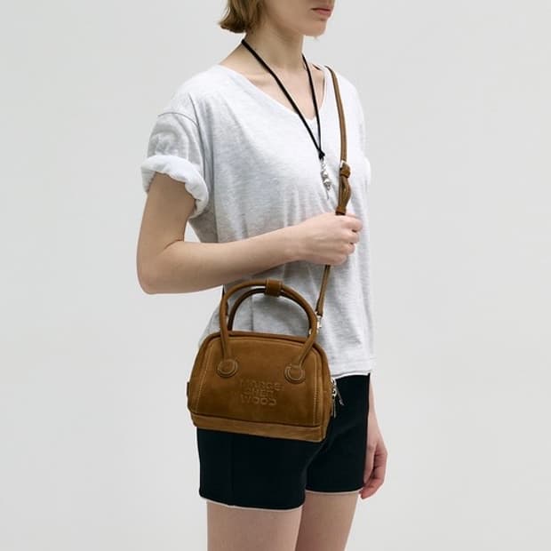 마지셔우드 누벅 크로스백 소프트 토트 미니백 가방