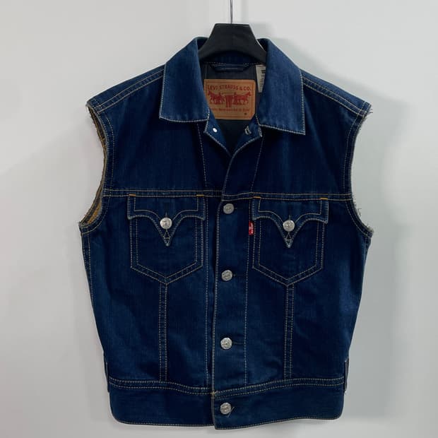 리바이스 타입원 진청 베스트 청자켓 (on.712)