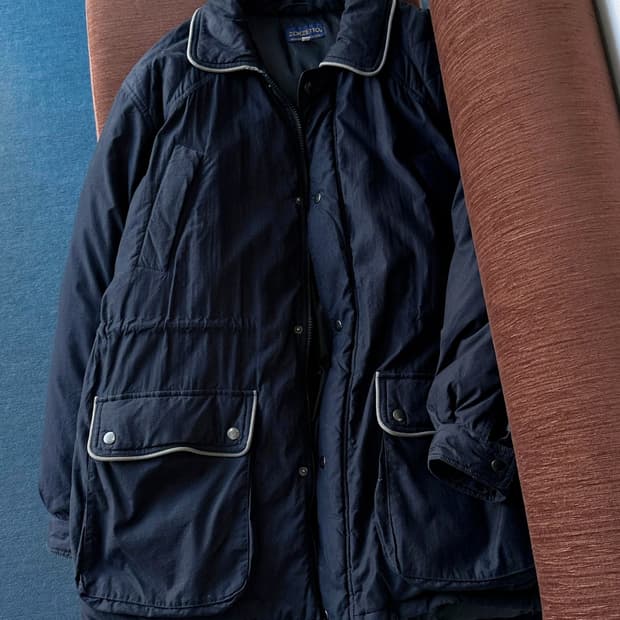 Down padded mil design jacket