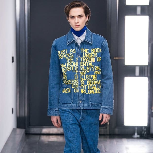 A.P.C x braindead imhotep denim jacket