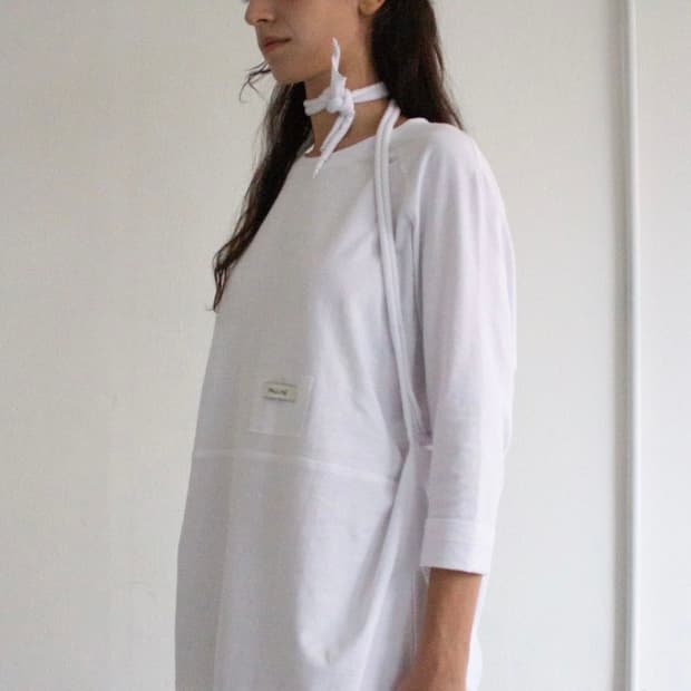 폴린느 pauline 스트랩 롤업 롱슬리브 