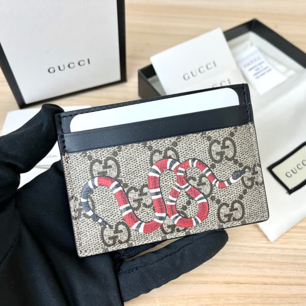 구찌 스네이크 카드지갑 