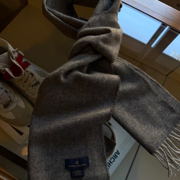 브룩스 브라더스 램스울 머플러