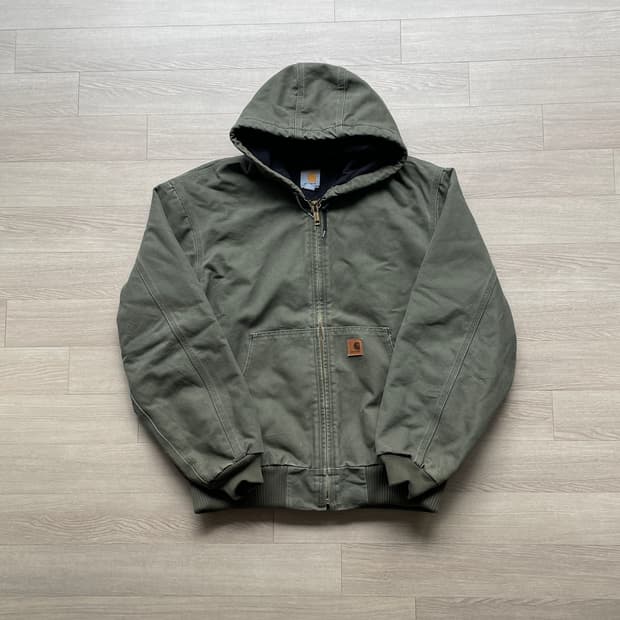 칼하트 j130 ARG 아미그린 액티브 샌드스톤 carhartt 빈티지