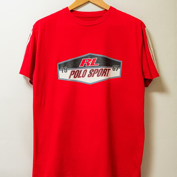 [폴로 스포츠 대방출] 90s 폴로스포츠 수소봉제 티셔츠