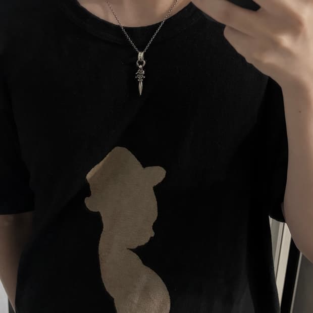 Yohji yamamoto gothic 울프 대거 목걸이