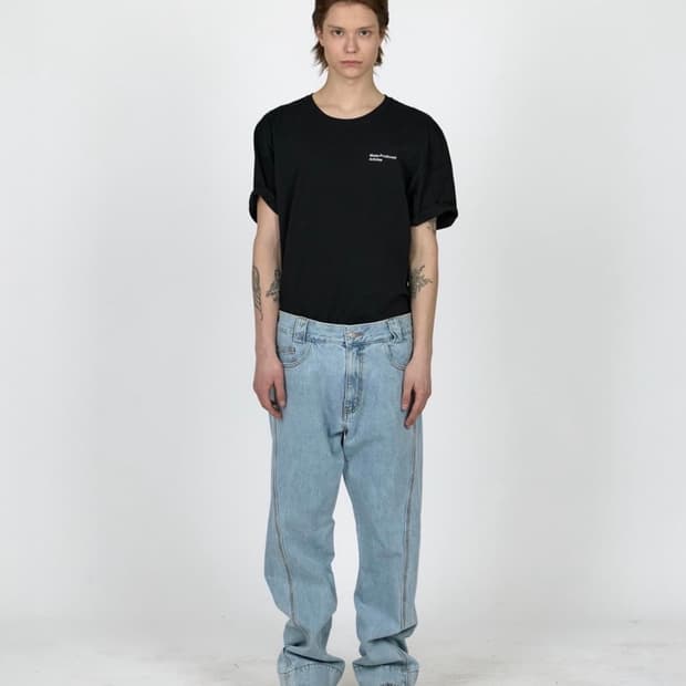MPa DRIFT DENIM PANTS - STEEL BLUE