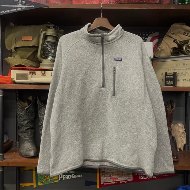 파타고니아 그레이 베터 스웨터 하프 집업 플리스 자켓 N290