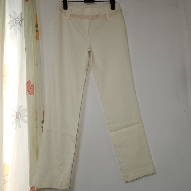 TIME. 아이보리 여성 면 바지 61-90(27)