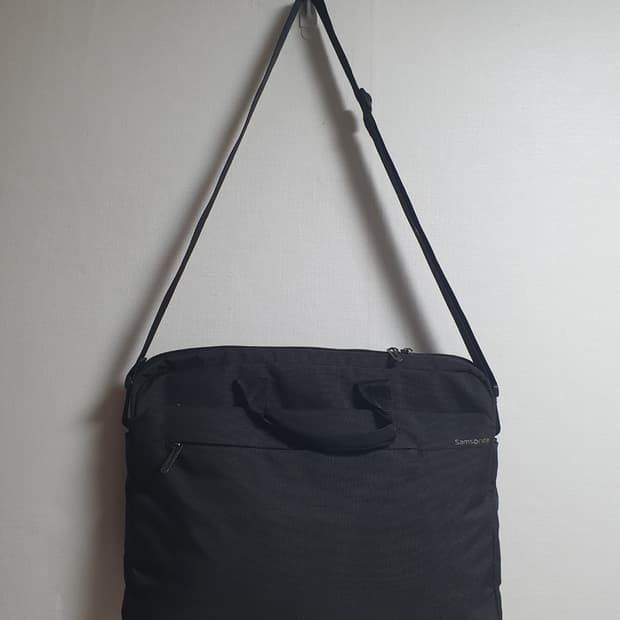 쌤소나이트 노트북 서류가방 크로스백 블랙