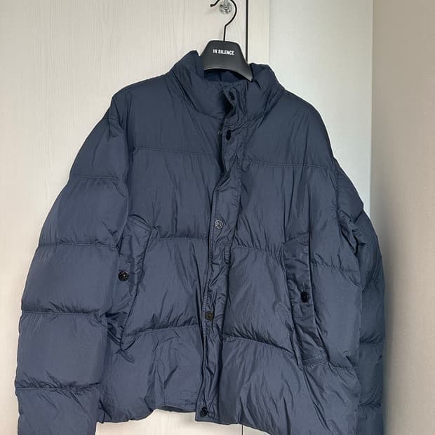 (새상품)25FW 크링클랩스 패딩 네이비 블루 XXL