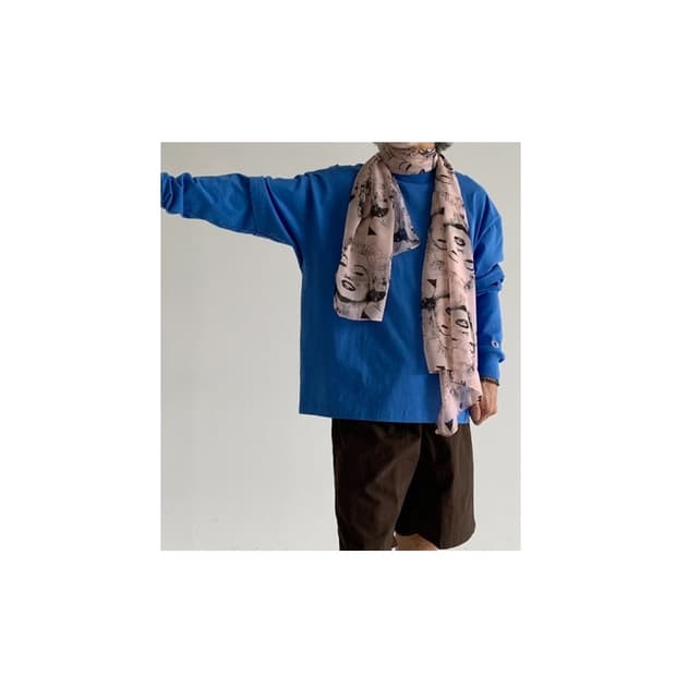 빔즈X챔피온 별주 레이어드티셔츠 새상품