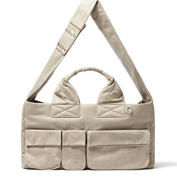 openyy 오일 스킨 벤티 토트백 샌드베이지