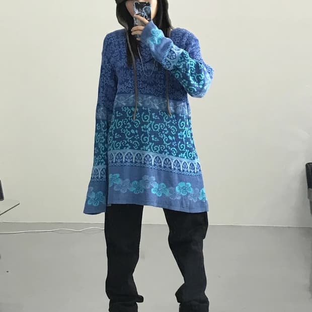 OILILY Italy Pattern Jacquard Knit