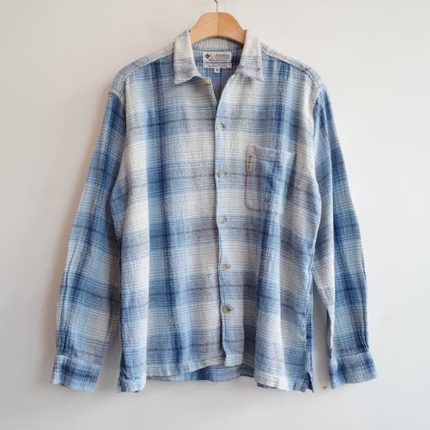 Columbia 콜럼비아 체크패턴 셔츠 (MADE IN INDIA)