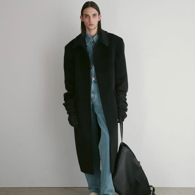 렉토 라마 울 블렌드 발마칸 코트 L / 구매자 수수료