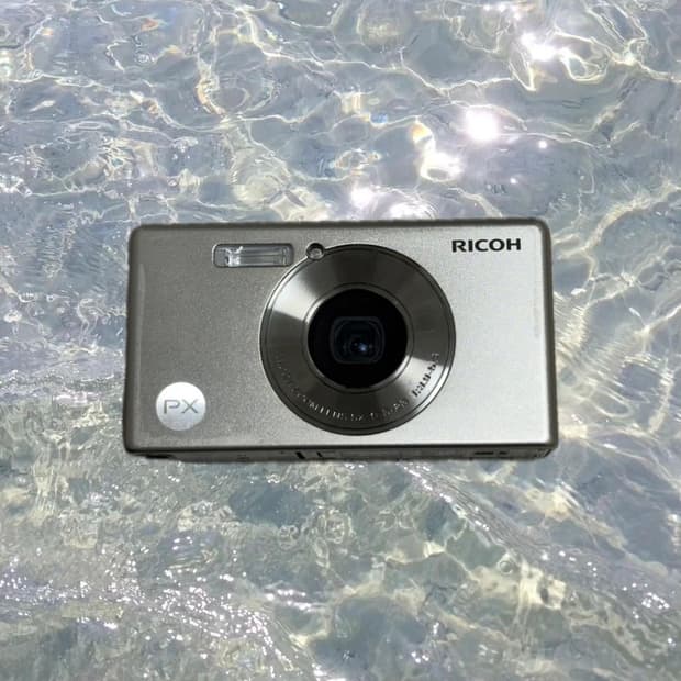 (작례o)리코 px 방수형 골드 디카