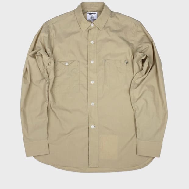 트레통 셔츠 베이지 새제품