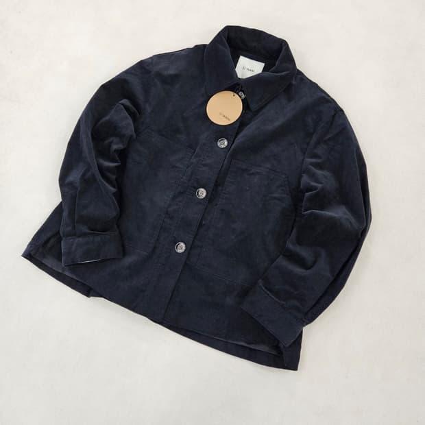 [구66] 새상품 SJ와니 네이비 코듀로이 워크 자켓 0116Y1