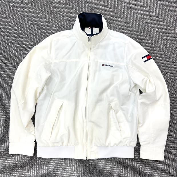 타미힐피거 윈드자켓 아이보리