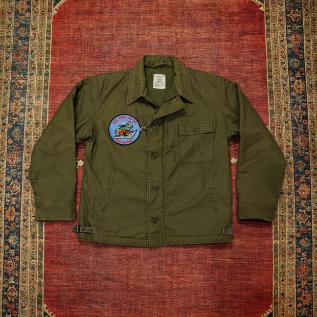 80s 빈티지 오리지널 밀리터리 a2 덱자켓 판매