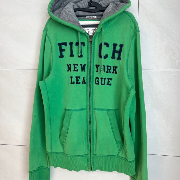 민트급 아베크롬비 말차 후드집업 [XL]
