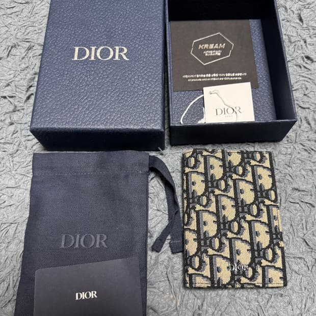 디올 오블리크 오거나이저 베이지 새상품름