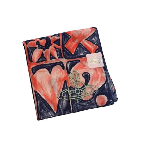 비비안웨스트우드 면 손수건