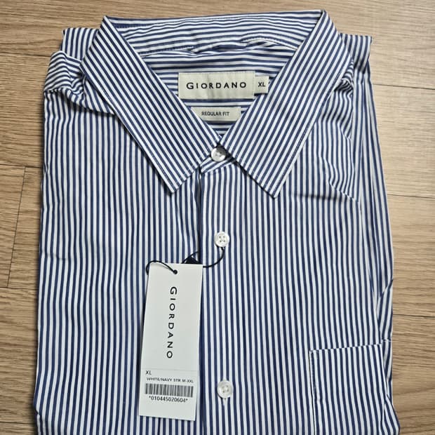 지오다노 포를린 스트라이프 남성셔츠 XL 새상품