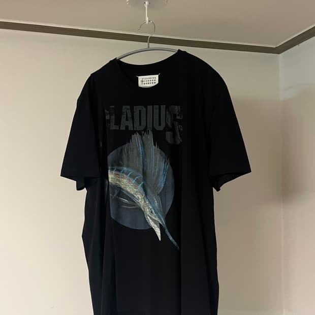 마르지엘라 17ss 프린팅 반팔 티셔츠