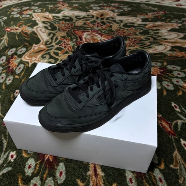 Reebok x JJJJound Club C 85 Triple Black