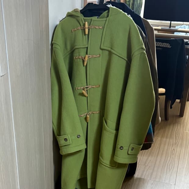 글로버올 더플코트 연두