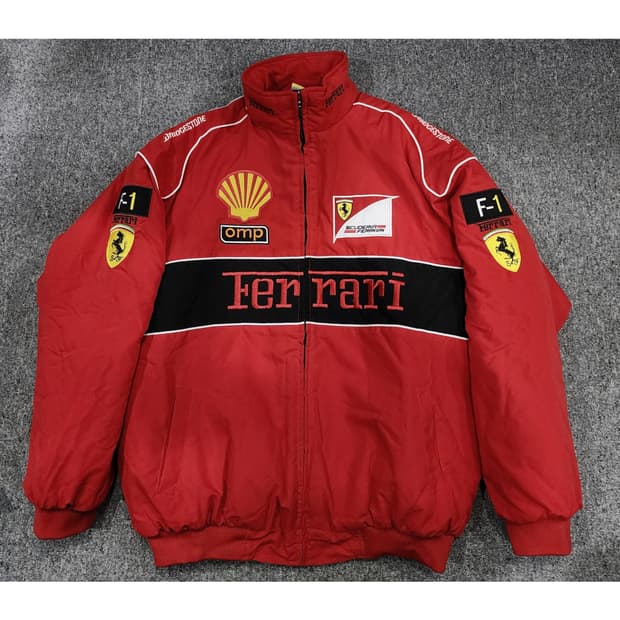 페라리 F1 빈티지 레이싱 자켓 점퍼 2XL
