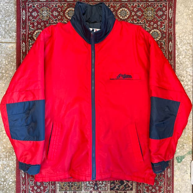 90s Pro Player 클리브랜드 인디언스 더그아웃 자켓 [110]