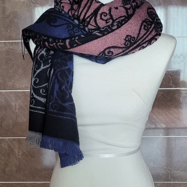 기라로쉬 페이즐리 패턴 머플러,목도리,숄더