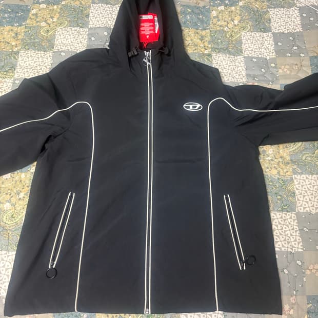 디젤J하이브스 윈드브레이커 블랙L