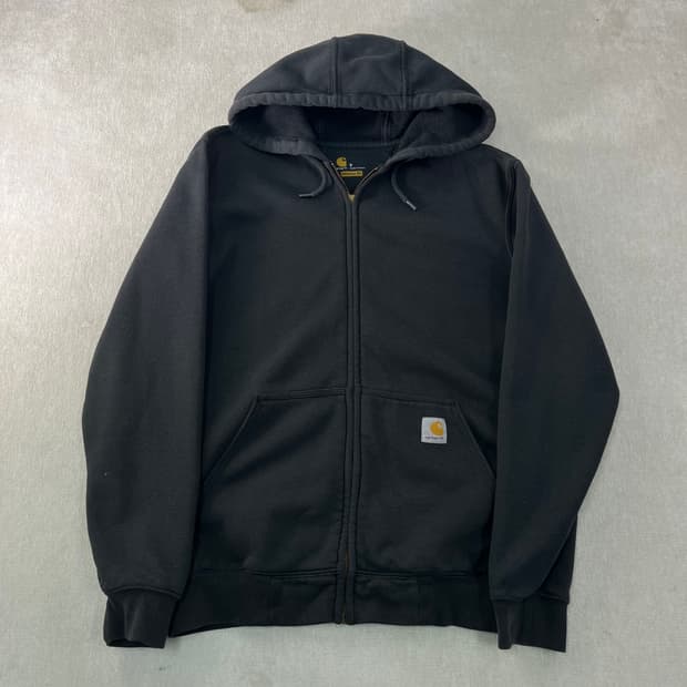 100 칼하트 블랙 후드집업