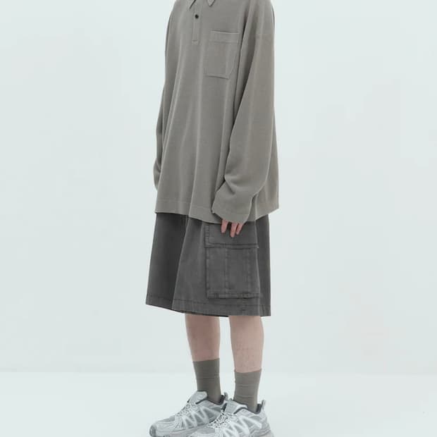 준지 티칼라 니트  롱슬리브 (새상품급)