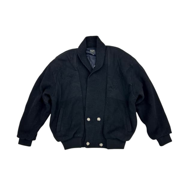 셀린느 니트 블루종 자켓