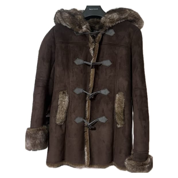 세실맥비 퍼 무스탕 코트