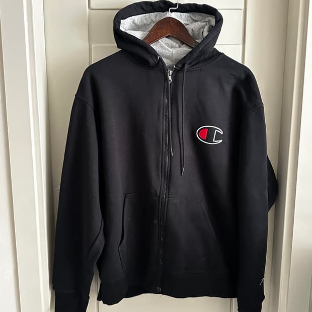Champion 로고 후드집업