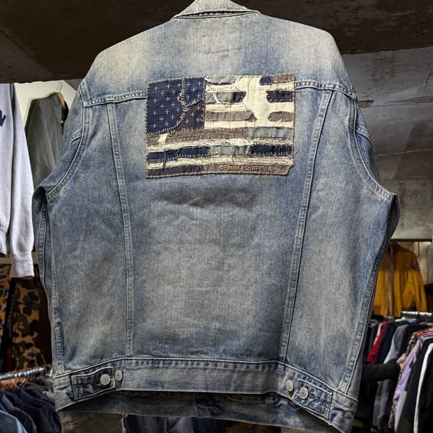 DENIM & SUPPLY 대님앤서플라이  성조기 데님 자켓